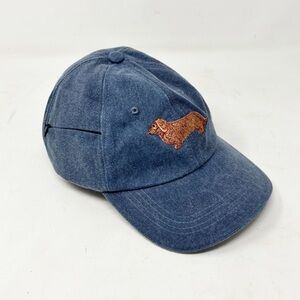 YOUR BREED Baseball Cap Unisex Blue Dachshund Weiner Dog Zipper Pocket One Size